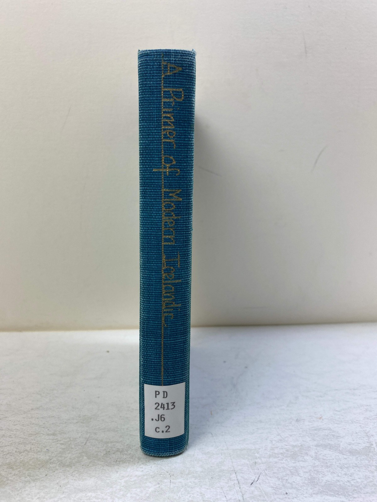 A Primer of Modern Icelandic by Jonsson Ex-library 1966 HC