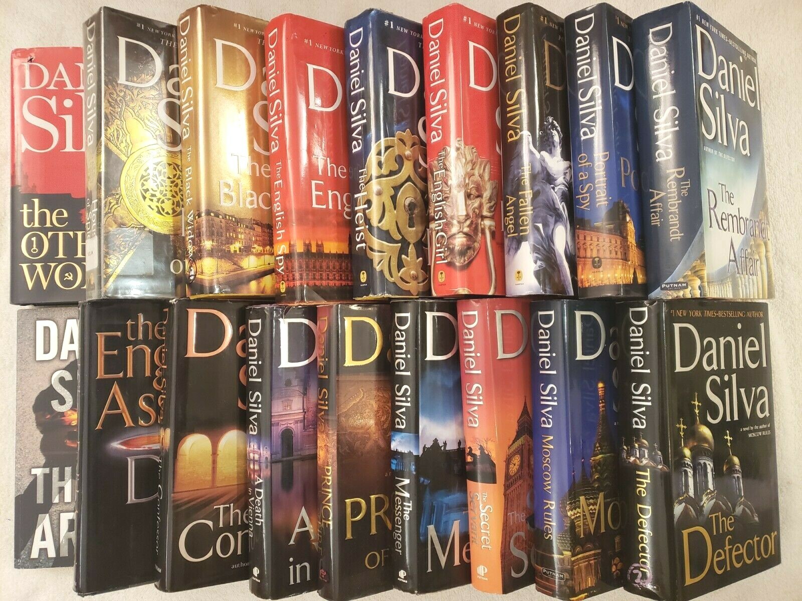 Big Lot 21 Daniel Silva Hardcover Book Almost Complete Gabriel Allon #1-21