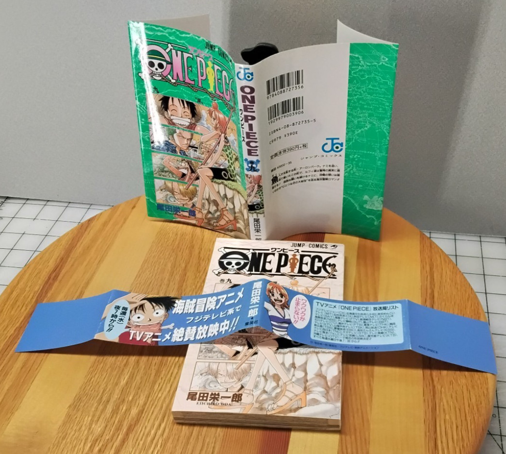 One Piece Vol. 9 One Piece in Japanese Oda dj +obi 6th printing RF1c