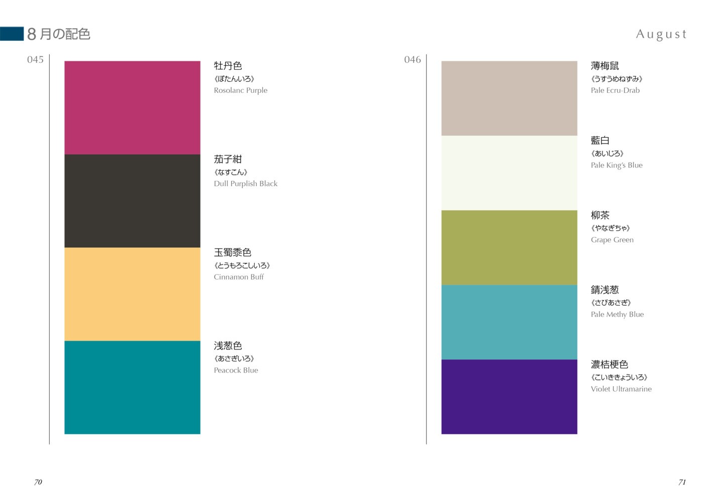 Dictionary of Color Combinations Vol.1 & 2 Japanese Creative 2 Books Set NEW