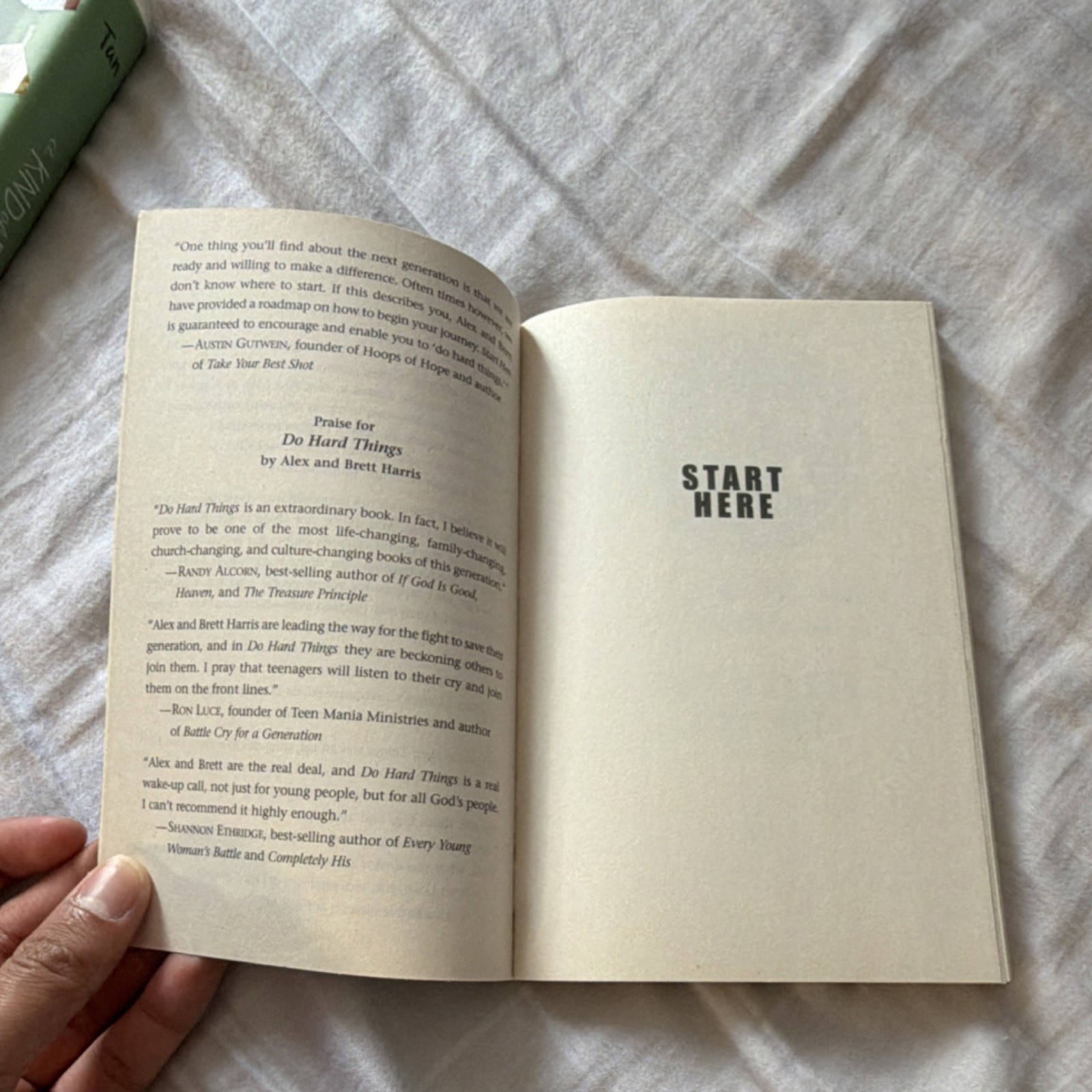 Start Here: Doing Hard Things Right Where You Are by Brett Harris