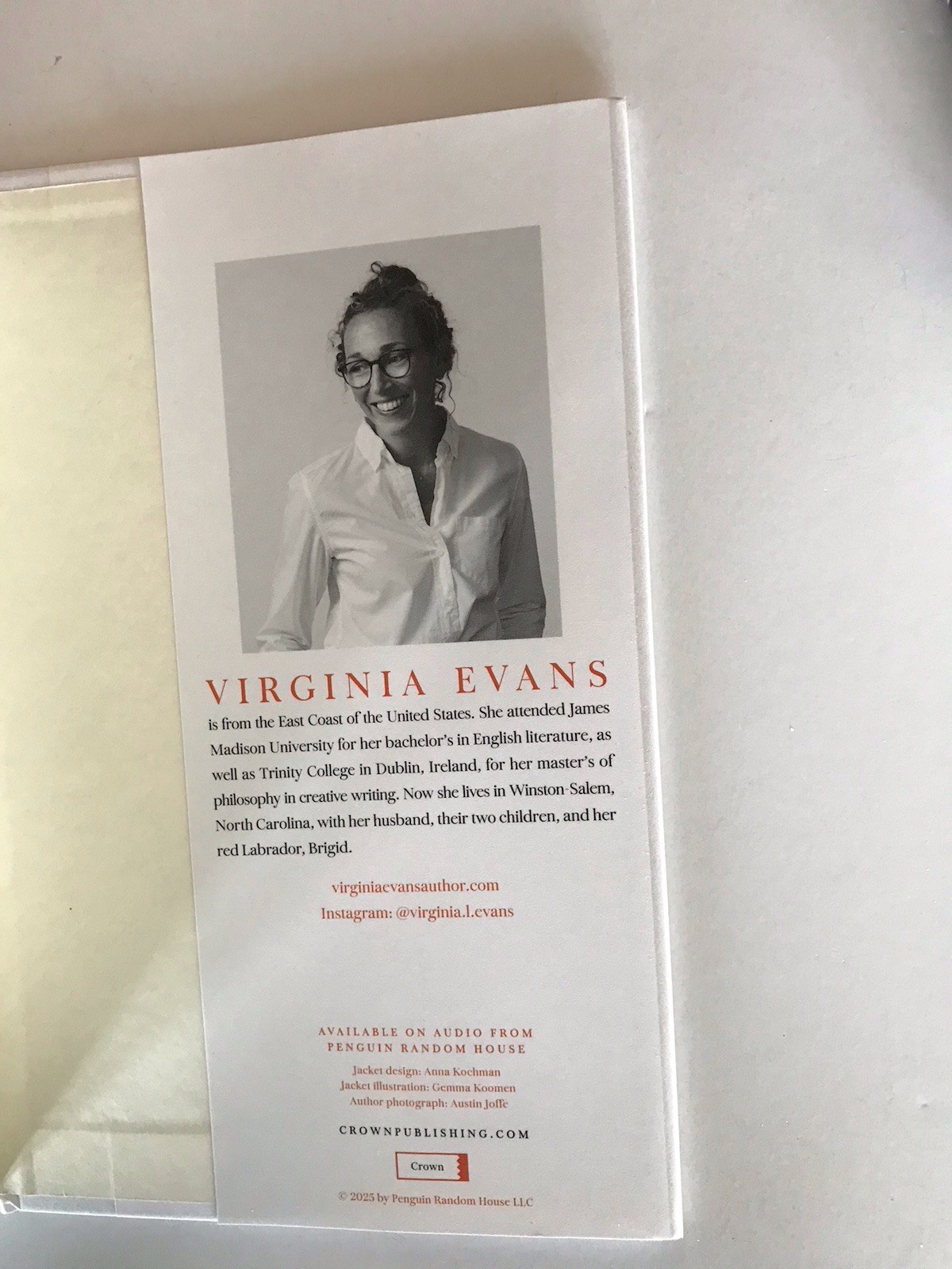 The Correspondent: A Novel by Virginia Evans Hardcover