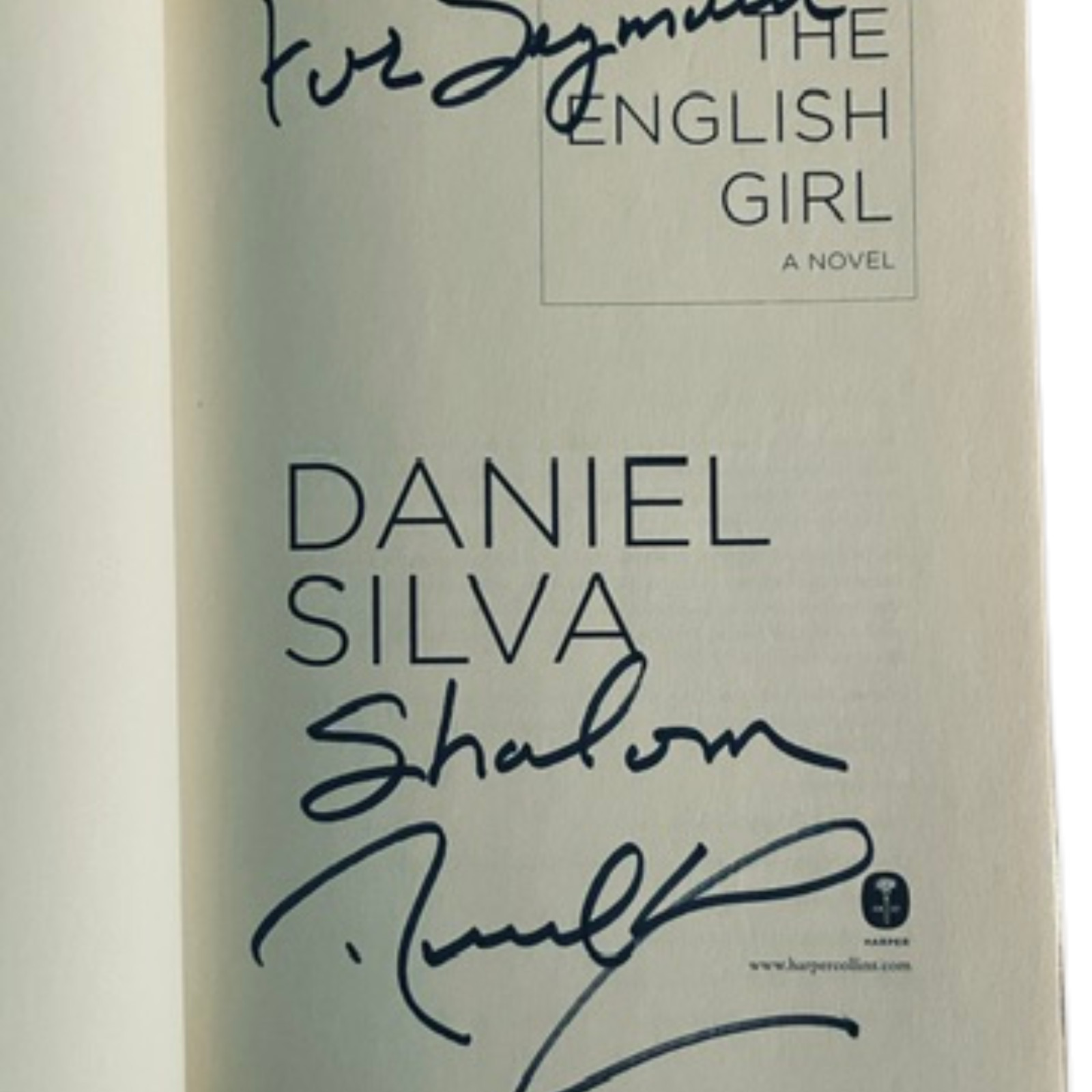 SIGNED – The English Girl by DANIEL SILVA 1st Edition (2013) HC