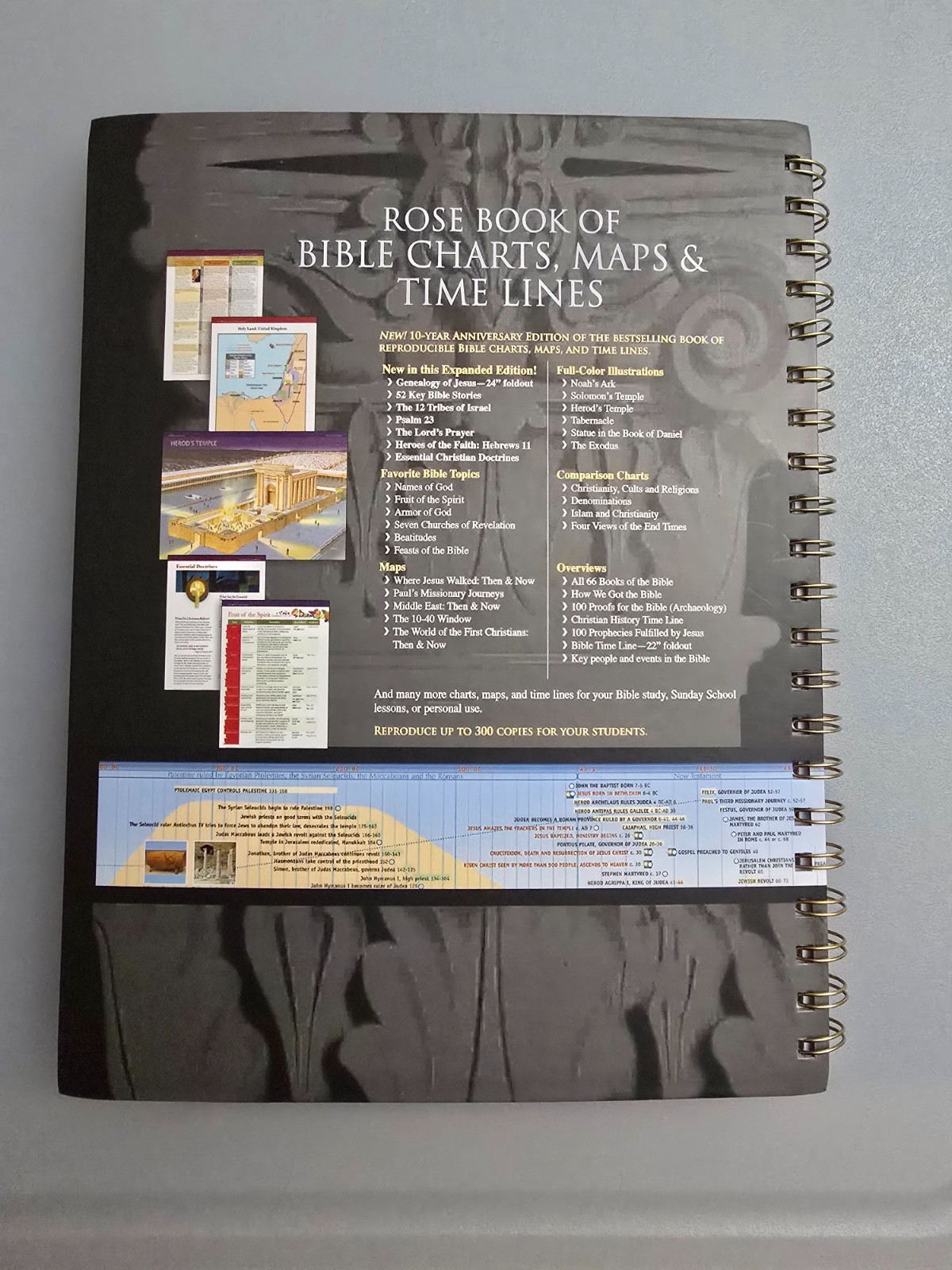 Rose Book Of Bible Charts, Maps & Time Lines Expanded 10th Anniversary Edition