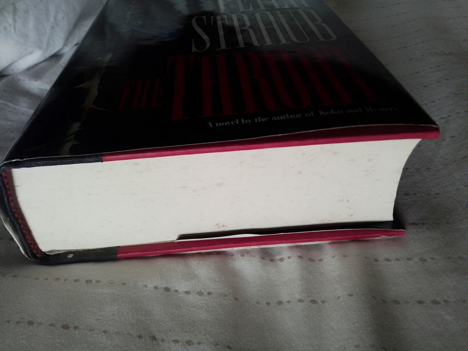 Vintage The Throat By Peter Straub 1st Printing