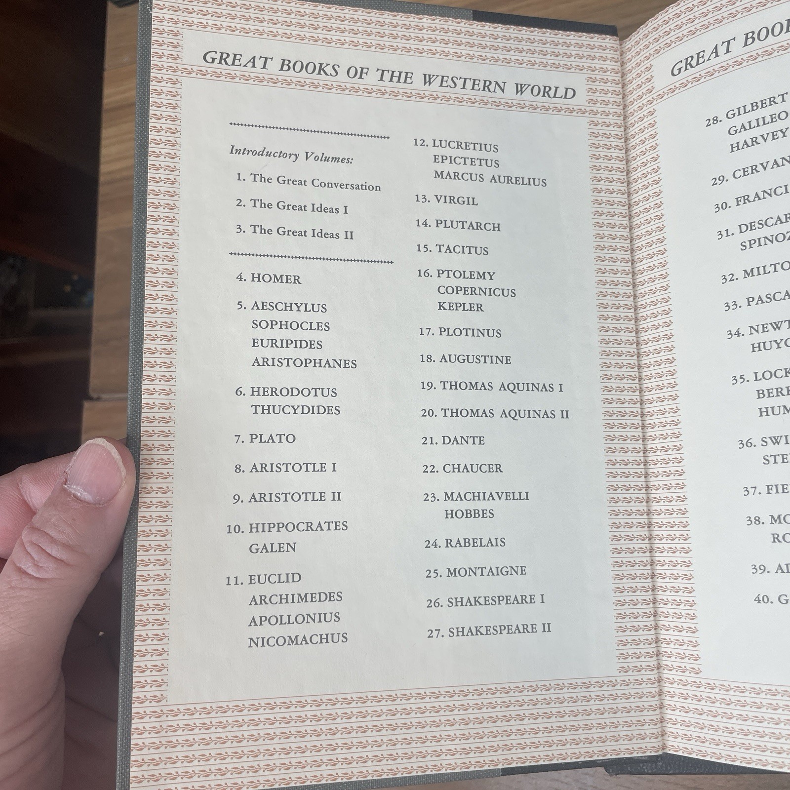 GREAT BOOKS OF THE WESTERN WORLD Britannica-1952, 1986 Printing. Vols- YOU PICK