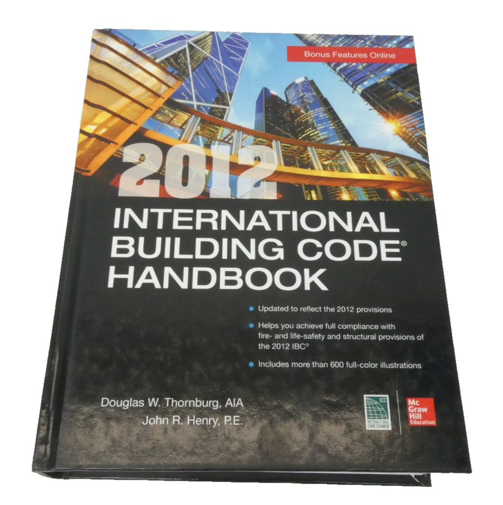 2012 International Building Code Handbook Hardcover ICC McGraw-Hill Thornburg
