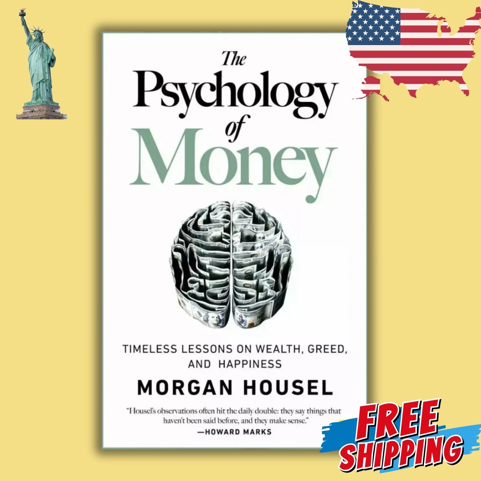 The Psychology of Money by Morgan Housel (paperback) FREE SHIPPING