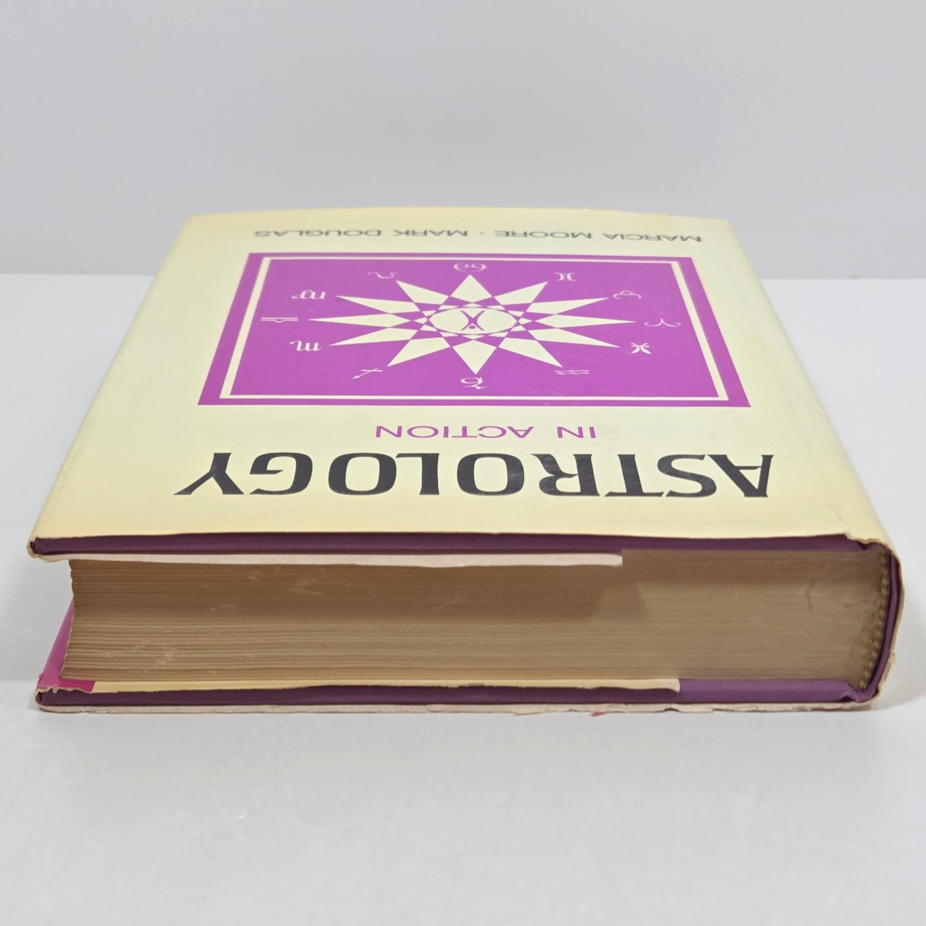 SIGNED Astrology in Action Marcia Moore Mark Douglas 1970 First Ed HCDJ Arcane