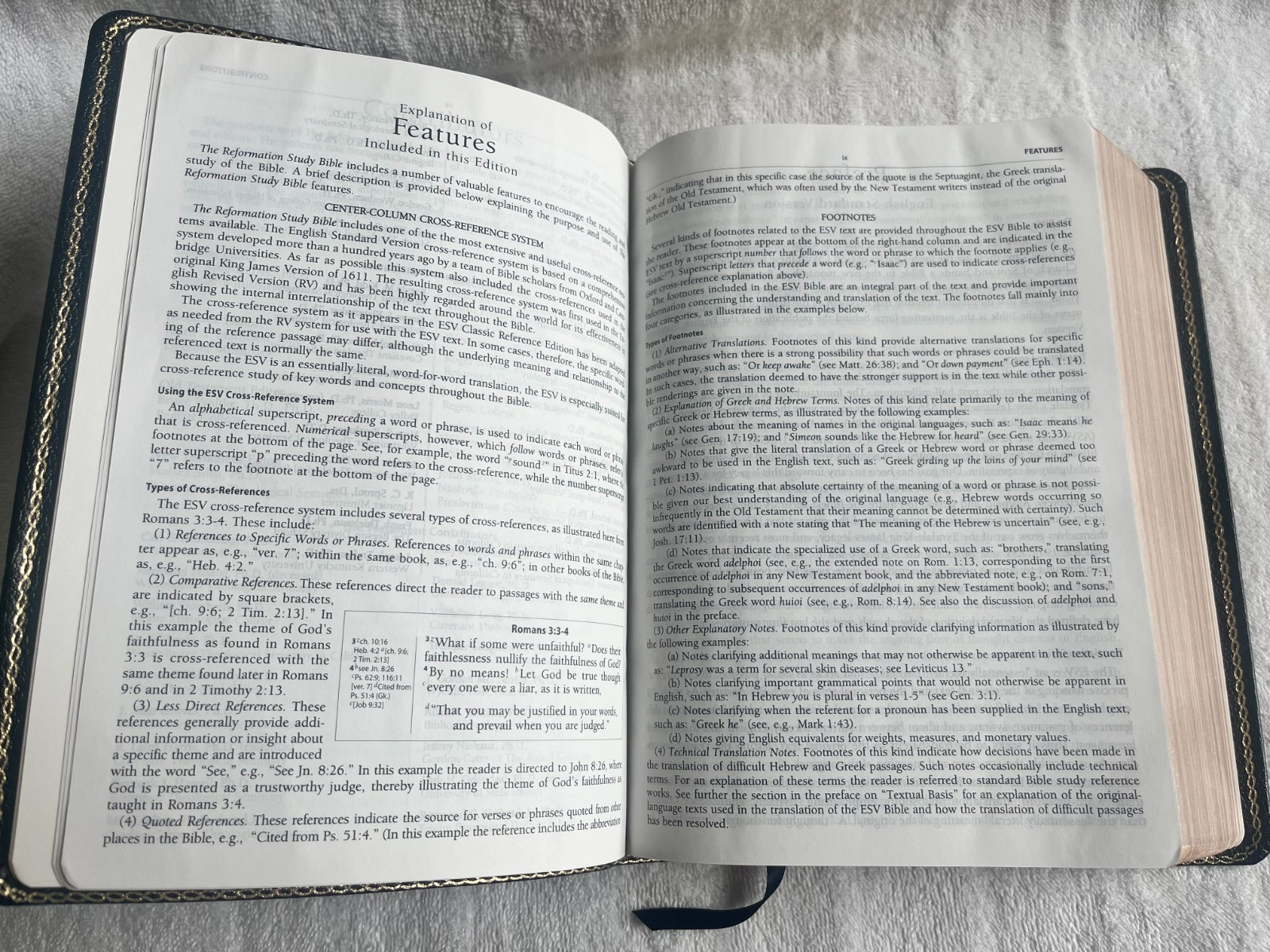 2005 THE REFORMATION STUDY BIBLE ESV BLACK GENUINE LEATHER LIGONIER MINISTRIES