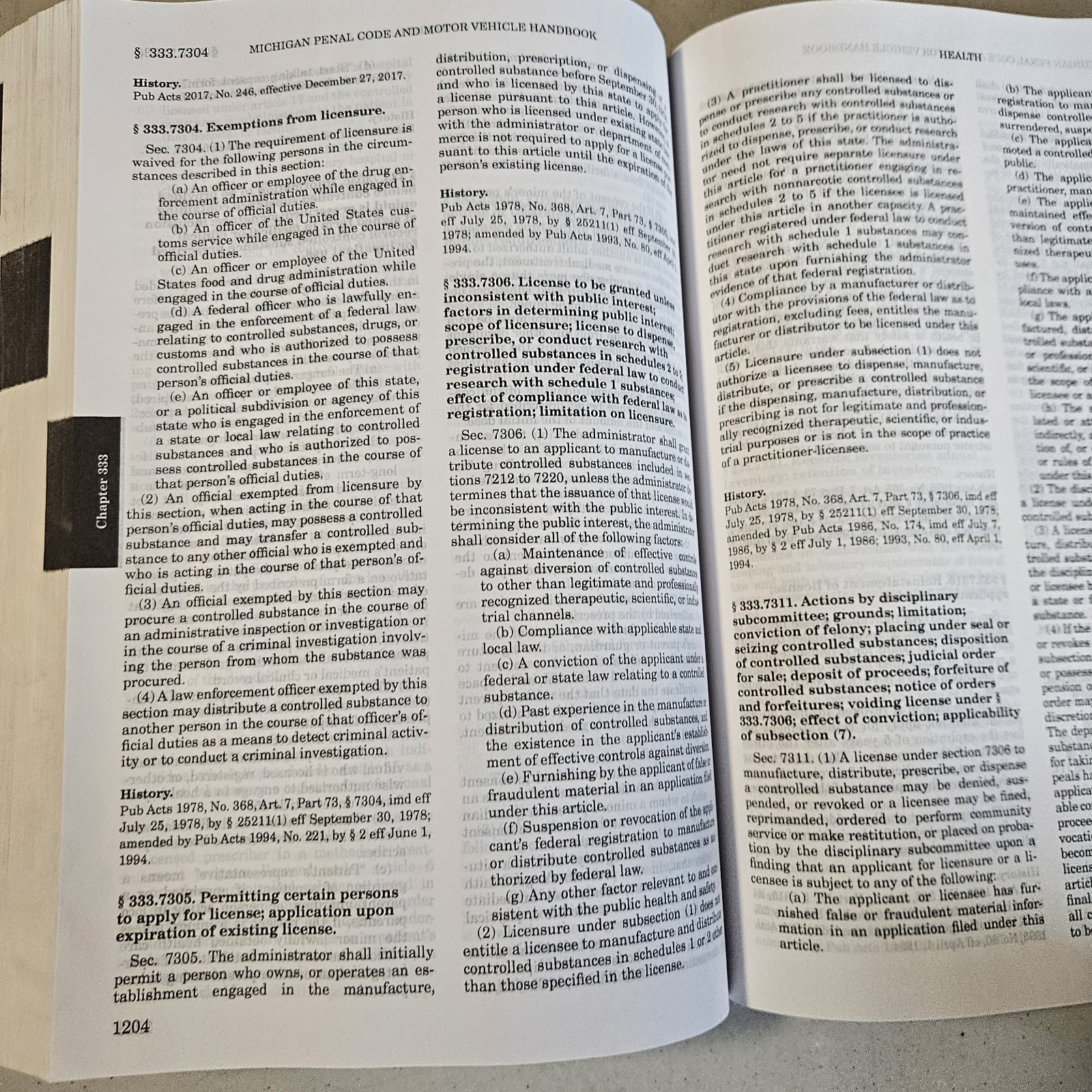 Michigan Penal Code And Motor Vehicle Handbook 2020 Blue360 Media Paperback Book