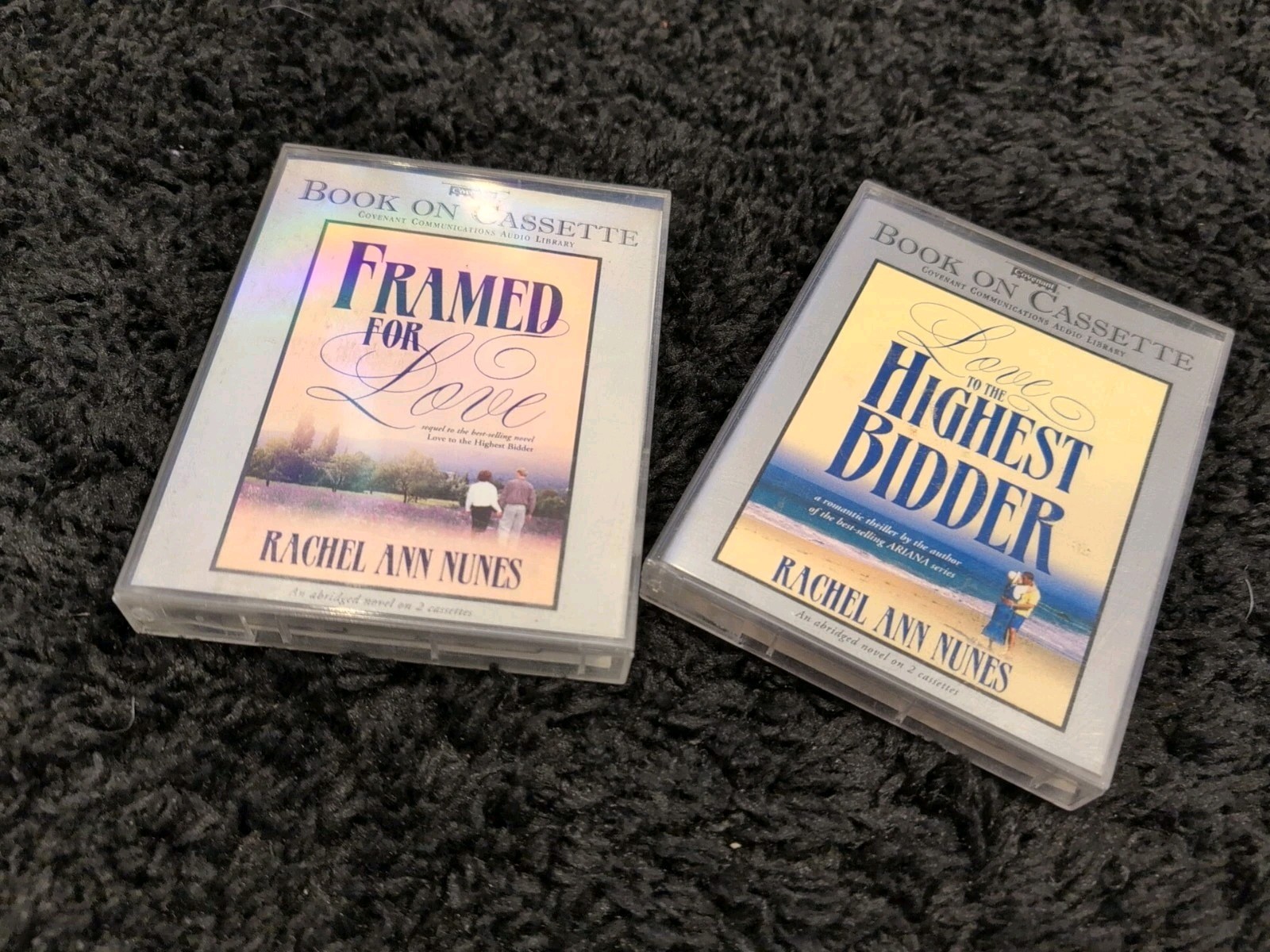 Rachel Ann Nunes 2 Audiobook Lot Framed For Love & Love To The Highest Bidder