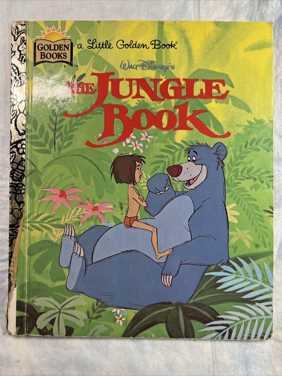 Vintage A Little Golden Book Disney’s The Jungle Book 103-64 1991 #1496