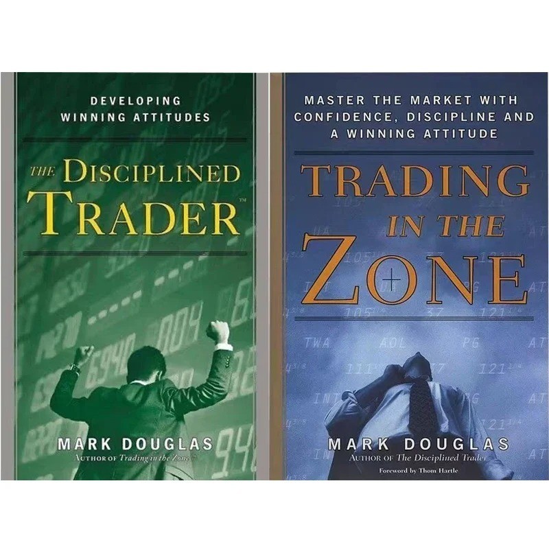 Mark Douglas Trading in The Zone and The Disciplined Trader Book Paperback in En