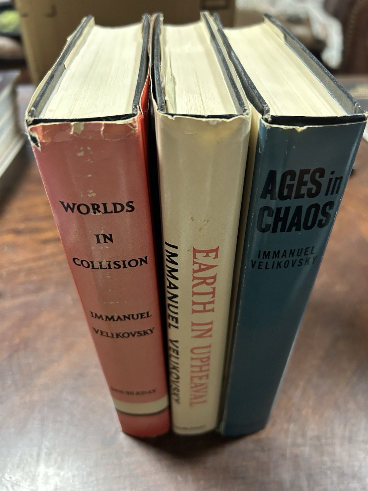 3 HC/DJ MMANUEL VELIKOVSKY, Worlds Collision,Earth In Upheaval, Ages In Chaos