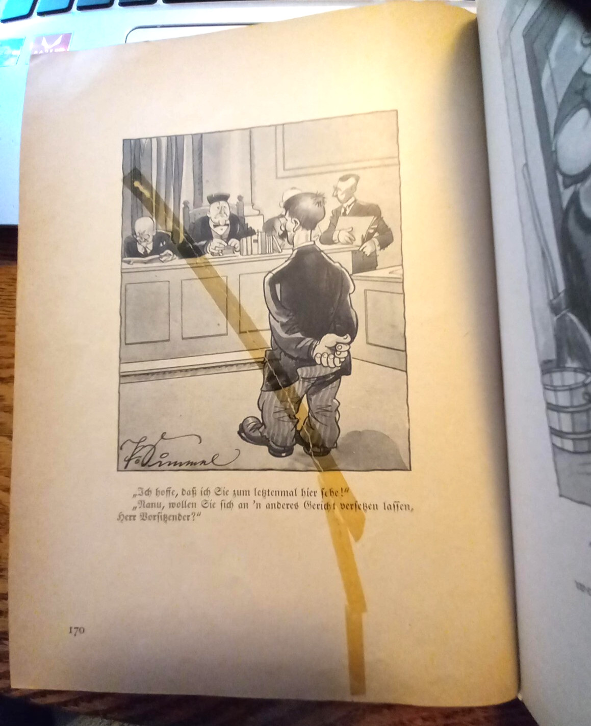 Paul Simmel Cartoon Book in German 1930’s 174 pages
