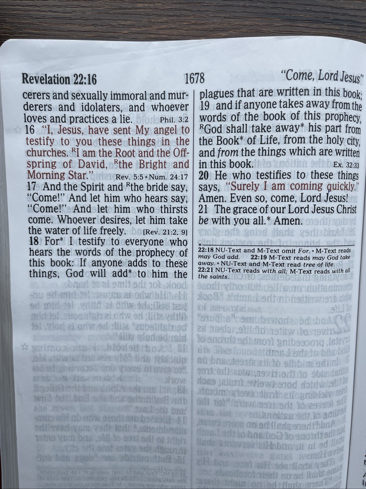 NKJV Holy Bible Super Giant Print Reference Edition Red Letter Leather Worn