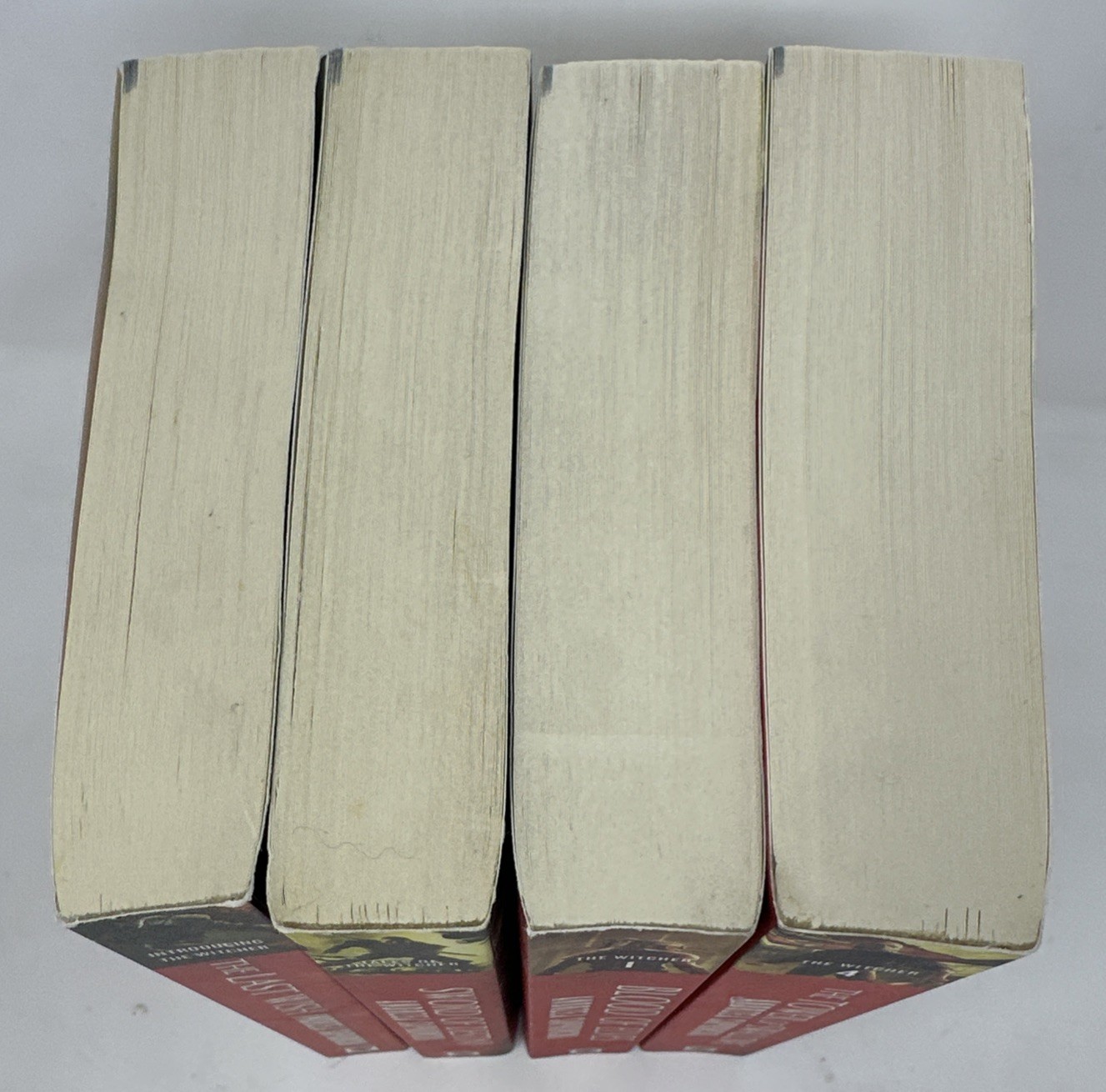 ⭐️ The Witcher Saga 4 PB Book Lot – Andrzej Sapkowski Tales of the Witcher Set⭐️