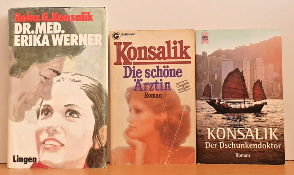 BUCHPAKET+ROMANE+6 BÜCHER+ 6 x HEINZ G. KONSALIK+TB+HC+BUNDLE