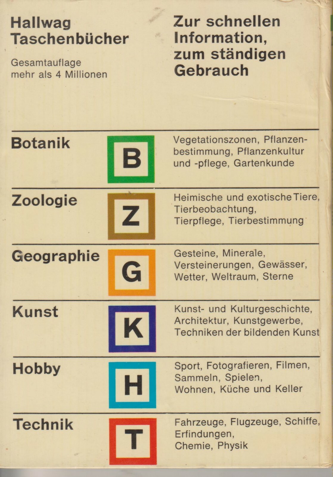 Wiesenblumen I (Hallwag Taschenbuch 23 Botanik) (Hardcover: Meadow Flowers) In G