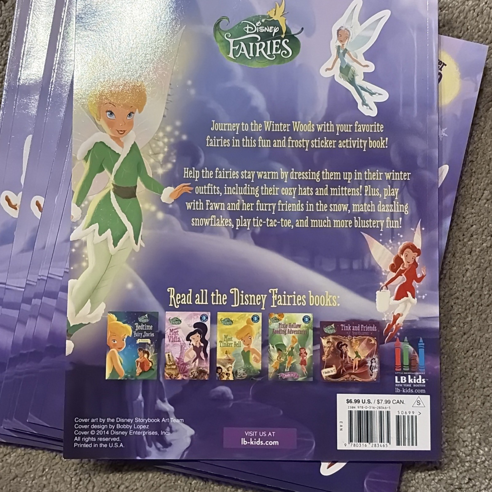 Winter Wonderland Reusable Sticker Book Paperback softback NEW Multiple Availble