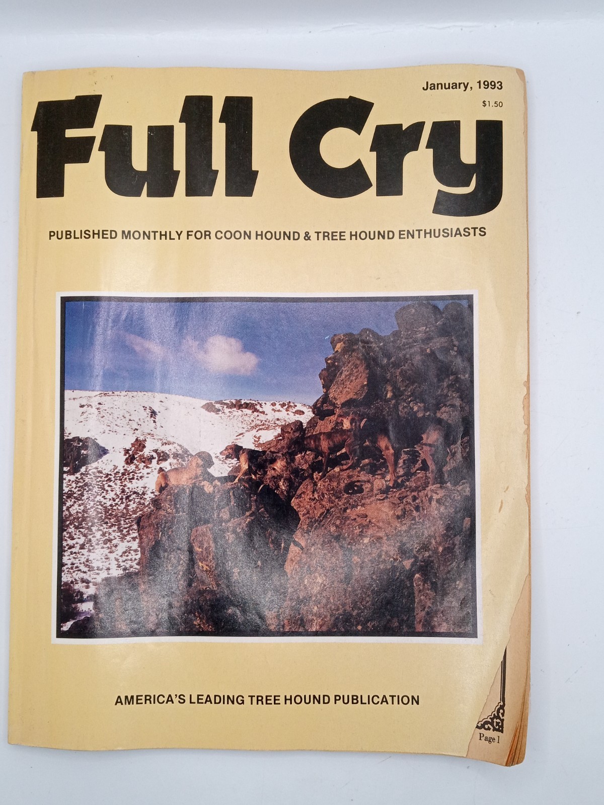 15 Vintage Full Cry Magazine Lot Coon Dog Hunting Journals 1990s