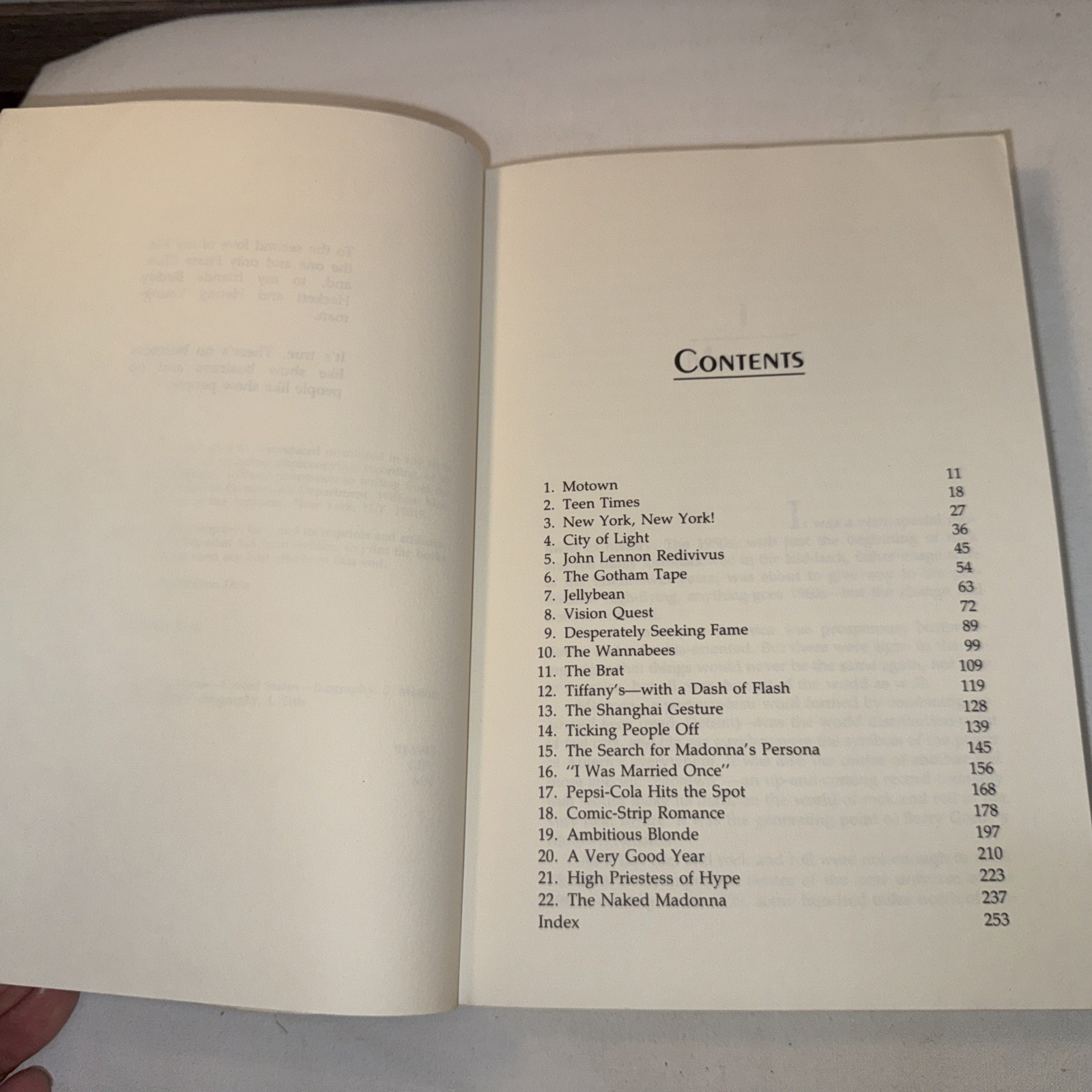 MADONNA The Book large paperback book First Quill Edition PHOTOS 256 pages