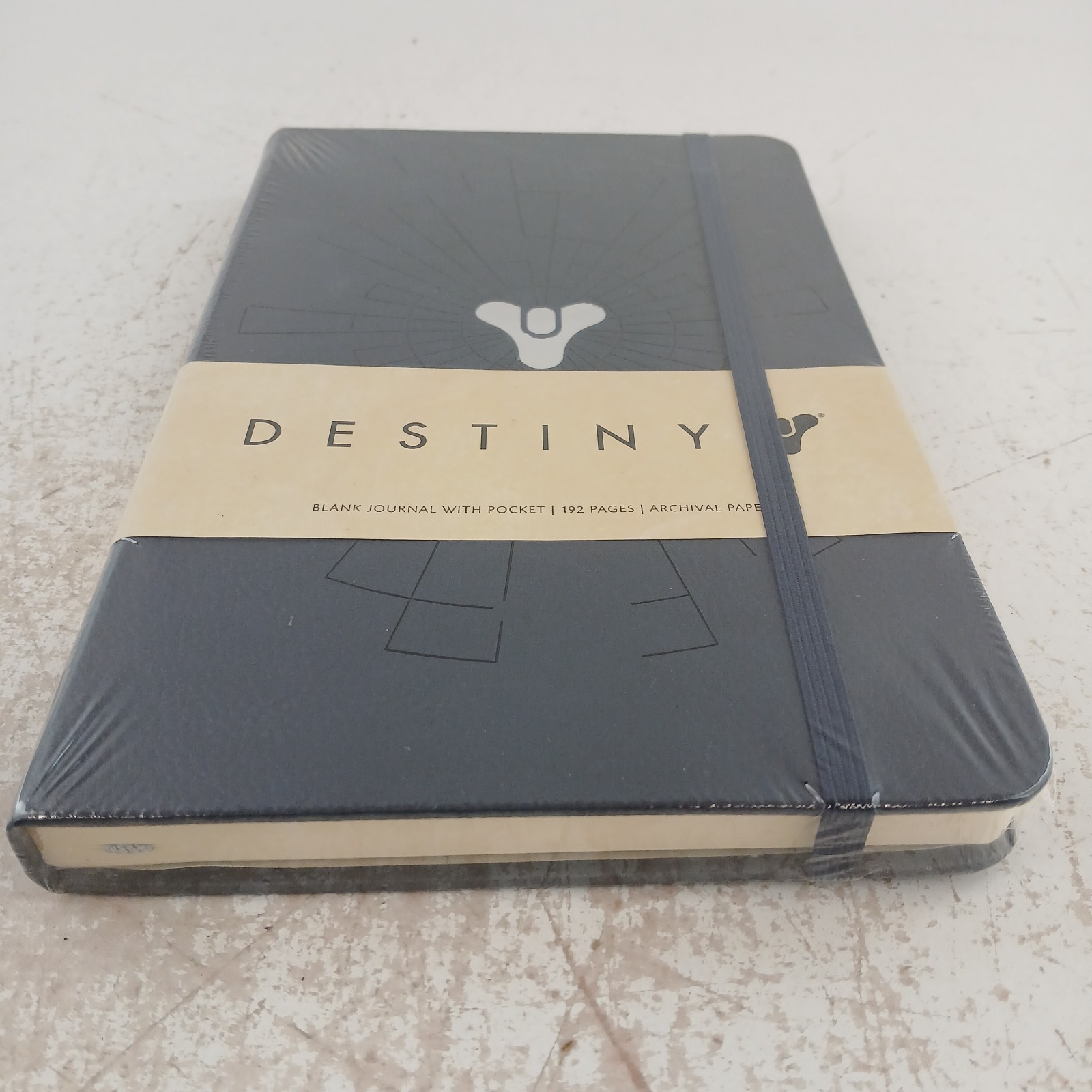 Destiny Blank Journal 192 Pages Archival Paper Notebook w/ Pocket – New Sealed