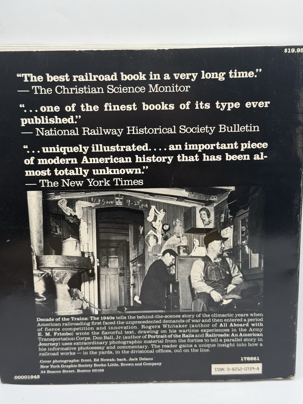 DECADE OF THE TRAINS: THE 1940S By Don Ball 1984 Paperback
