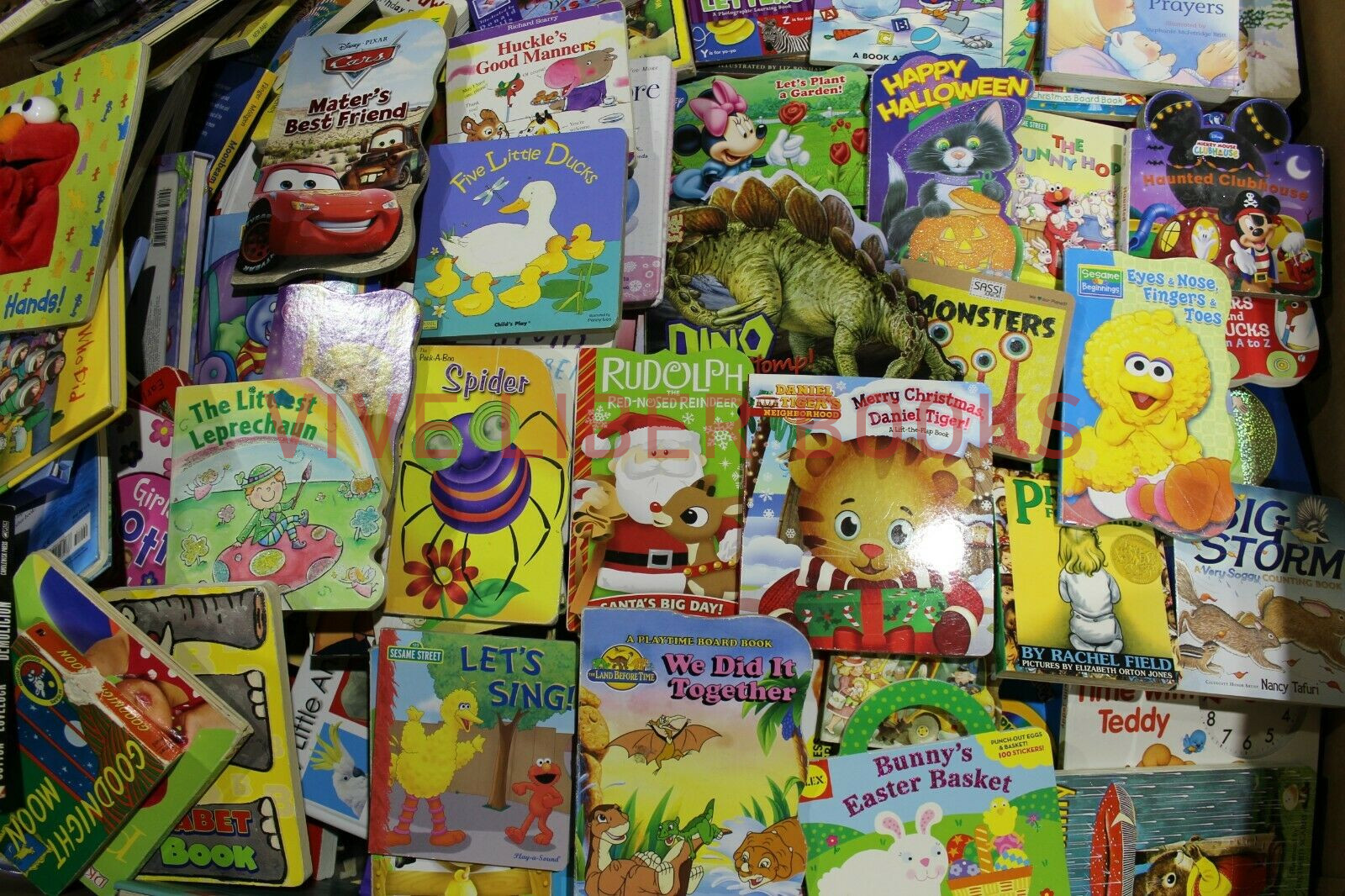 Lot of 20 Board Books for Toddlers Assorted Bedtime Stories Library Fun