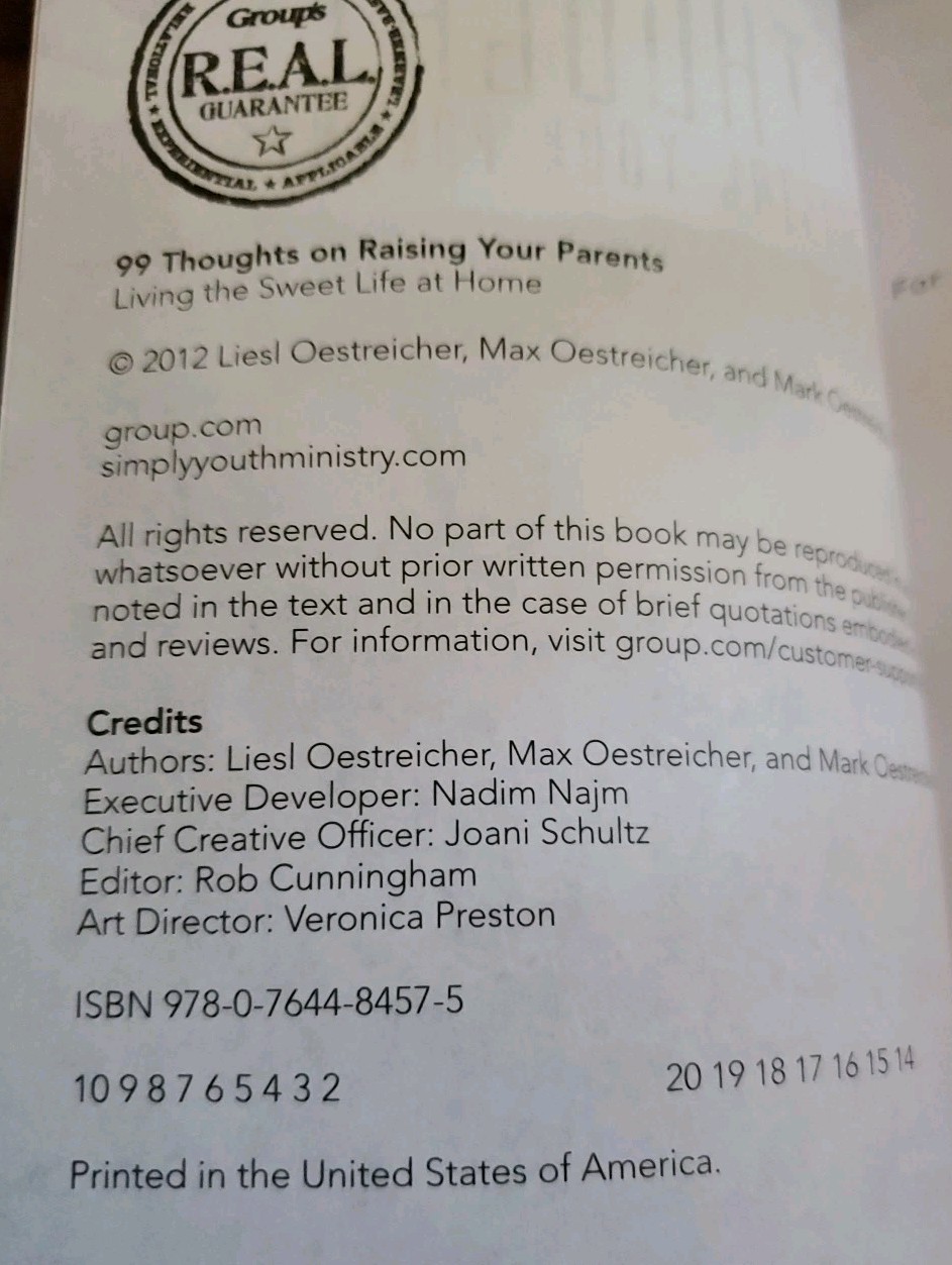 99 Thoughts on Raising Your Parents: Living the Sweet Life at Home