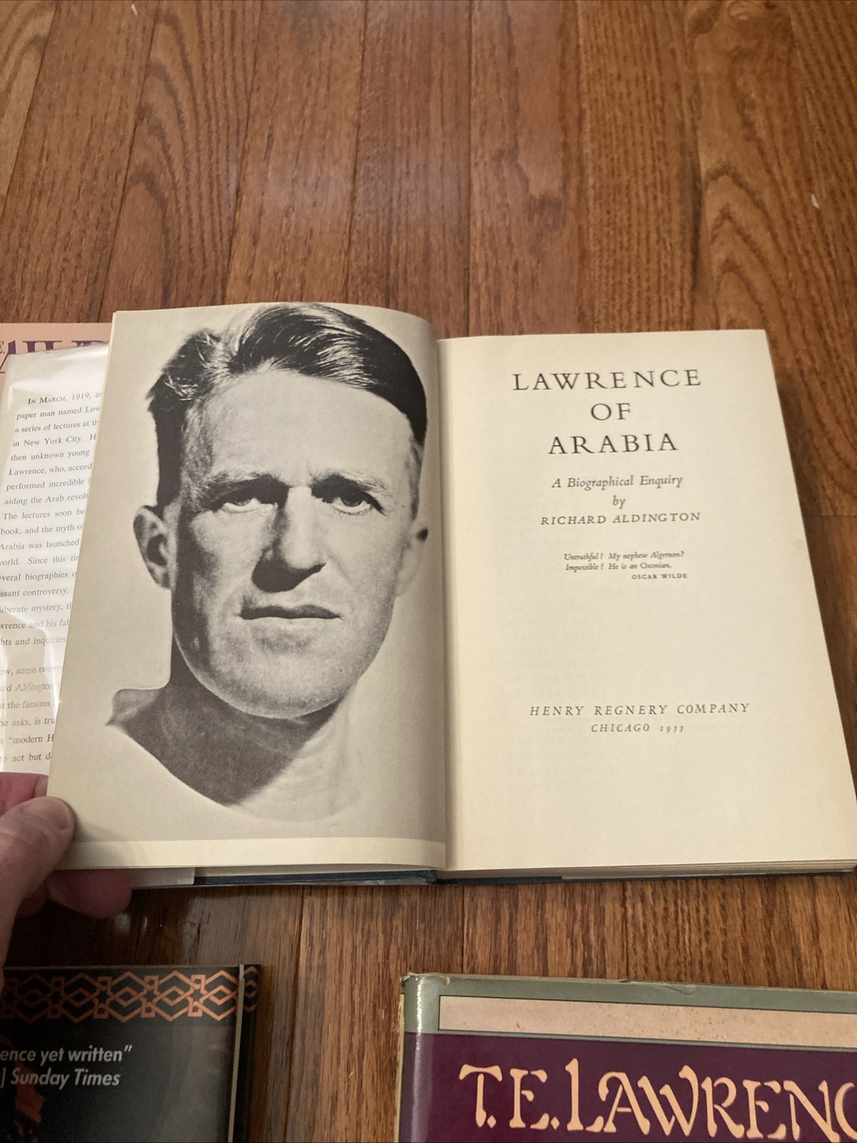 T. E. Lawrence Biography Book Lot. 9 Total. Stewart 1977 First US Edition