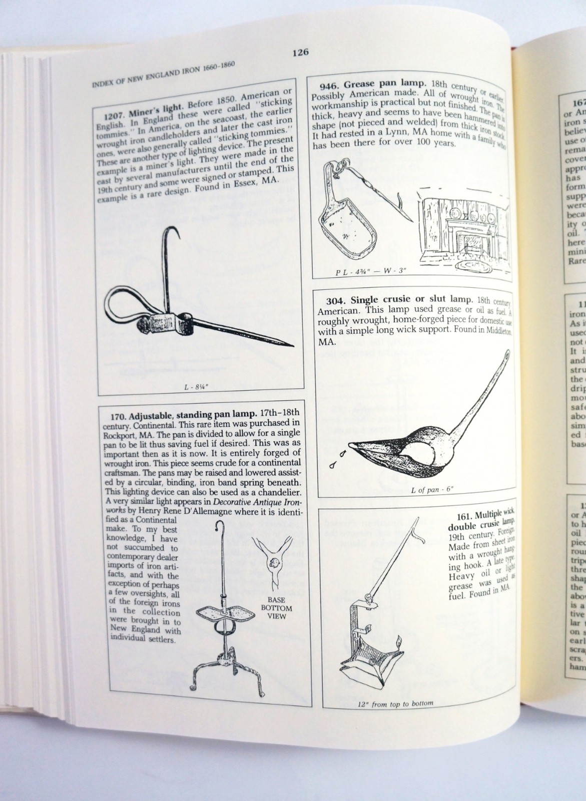 Hooks, Rings & Other Things: New England Iron 1660-1860 by Frank Barnes HC 1988