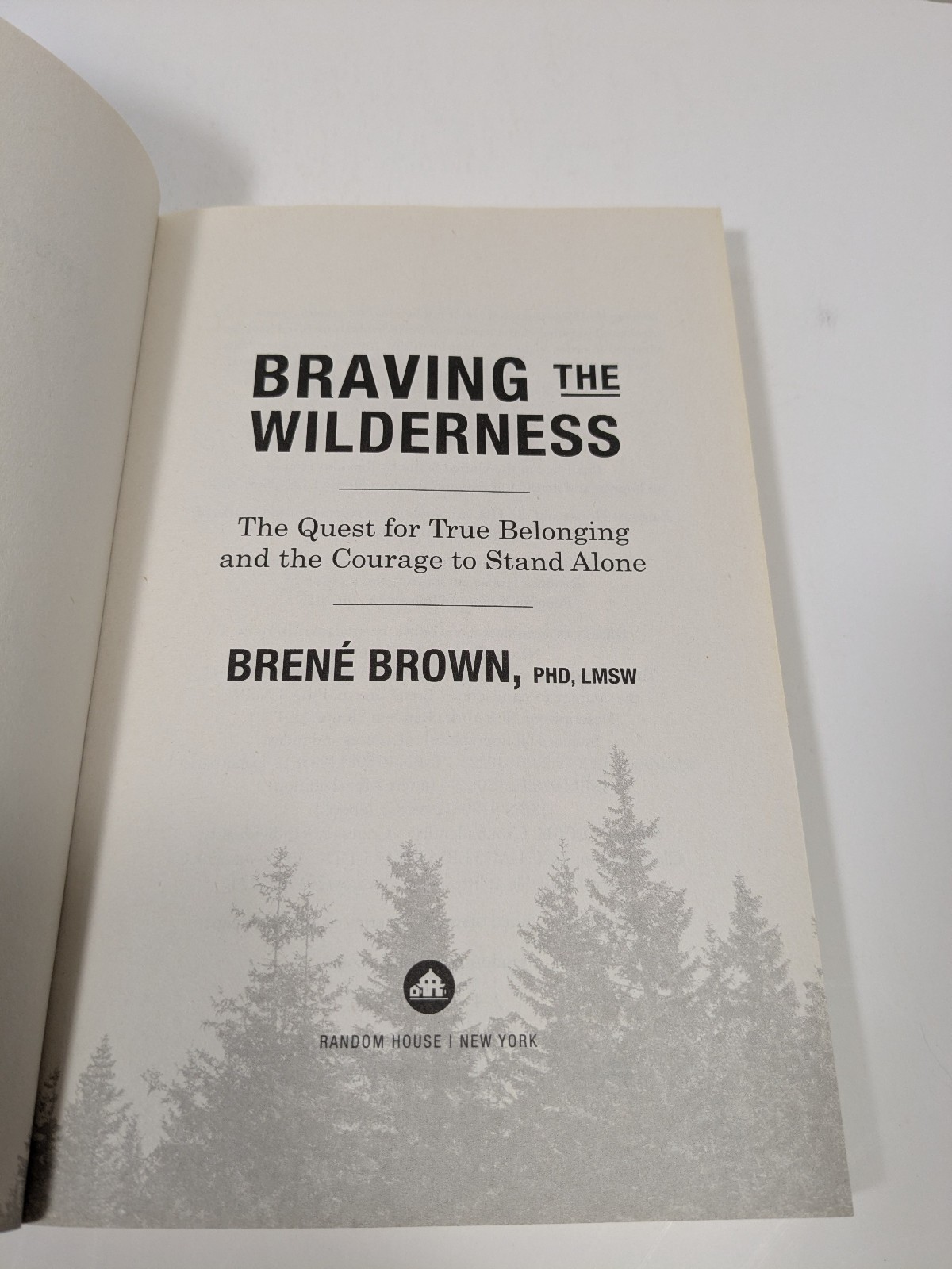 Braving the Wilderness by Brene Brown Paperback Book Psychology Self Help Memoir
