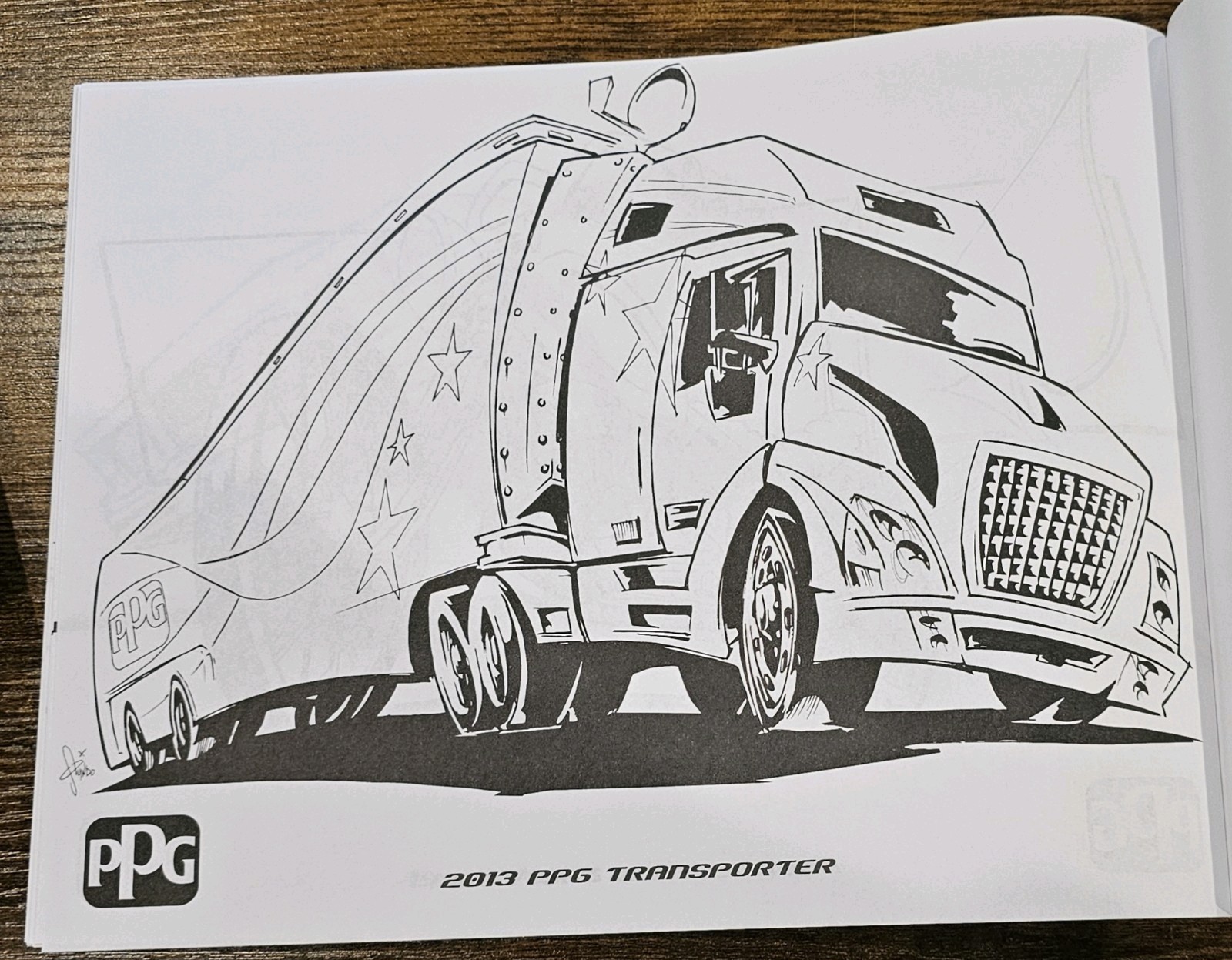 Lot Of 10 NEW- 2016 PPG Industries-Hot Rod Coloring Book- 30 Pages- CAR HOBBIEST