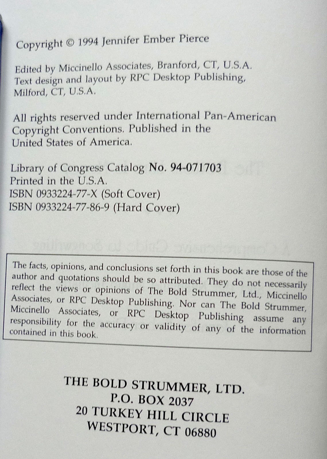 “The Bottom Line Is Money” Pierce’s 342-Page Songwriting & Music Industry Guide