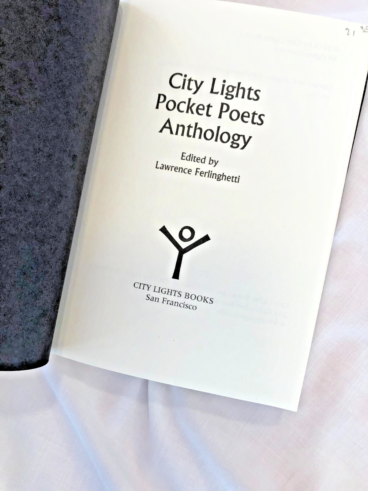 City Lights Pocket Poets Anthology 60th Anniversary ED 1ST ED 2015 JACK KEROUAC