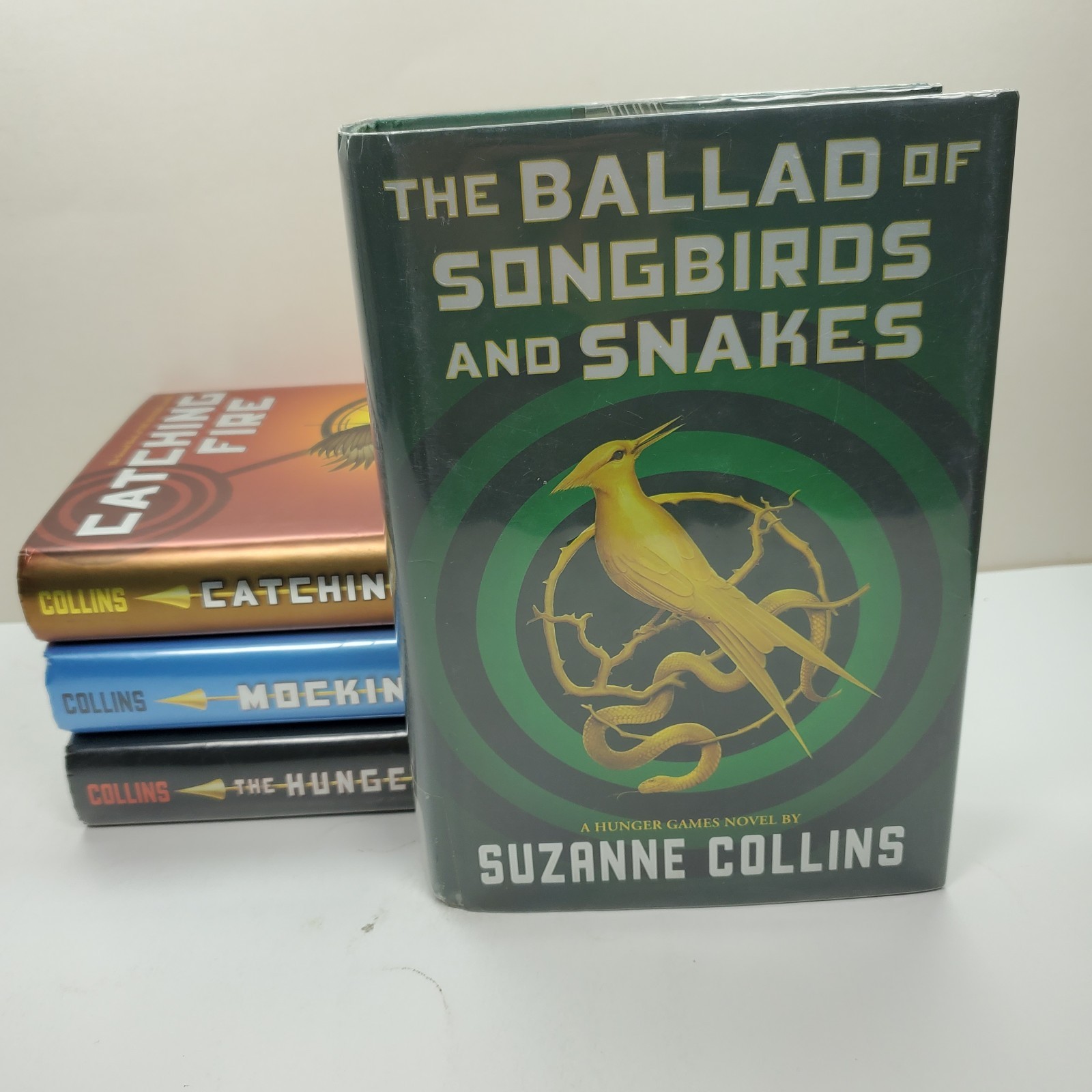 The Hunger Games 1-4 series set by Suzanne Collina Hardcover Ex Library Lot