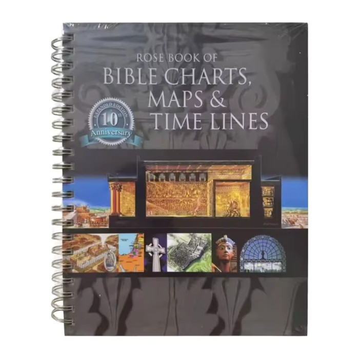 Rose Book of Bible Charts Maps & Time Lines 10th Anniversary Study Reference US