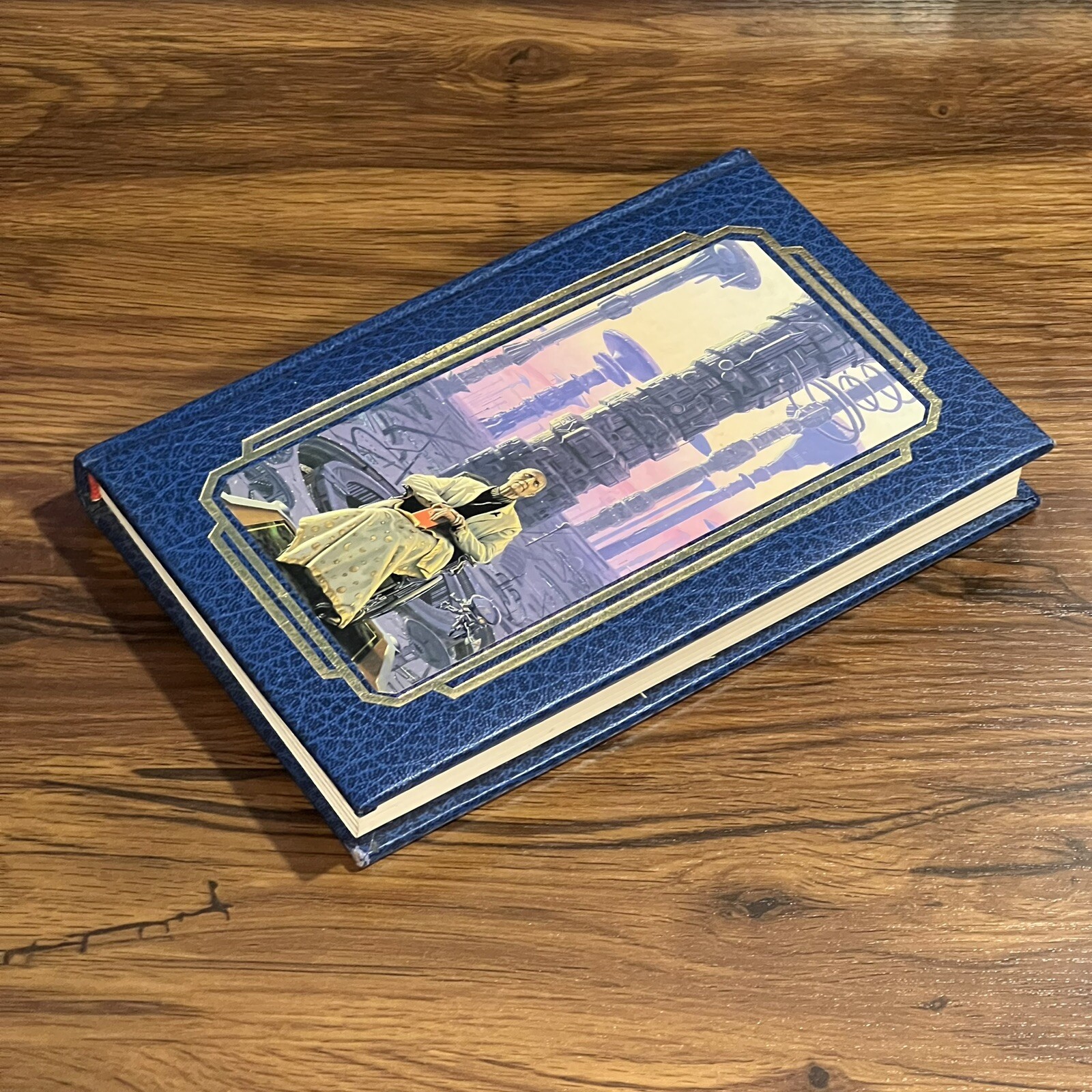 Foundation by Isaac Asimov – Doubleday Blue Faux Leather Bound Hardcover