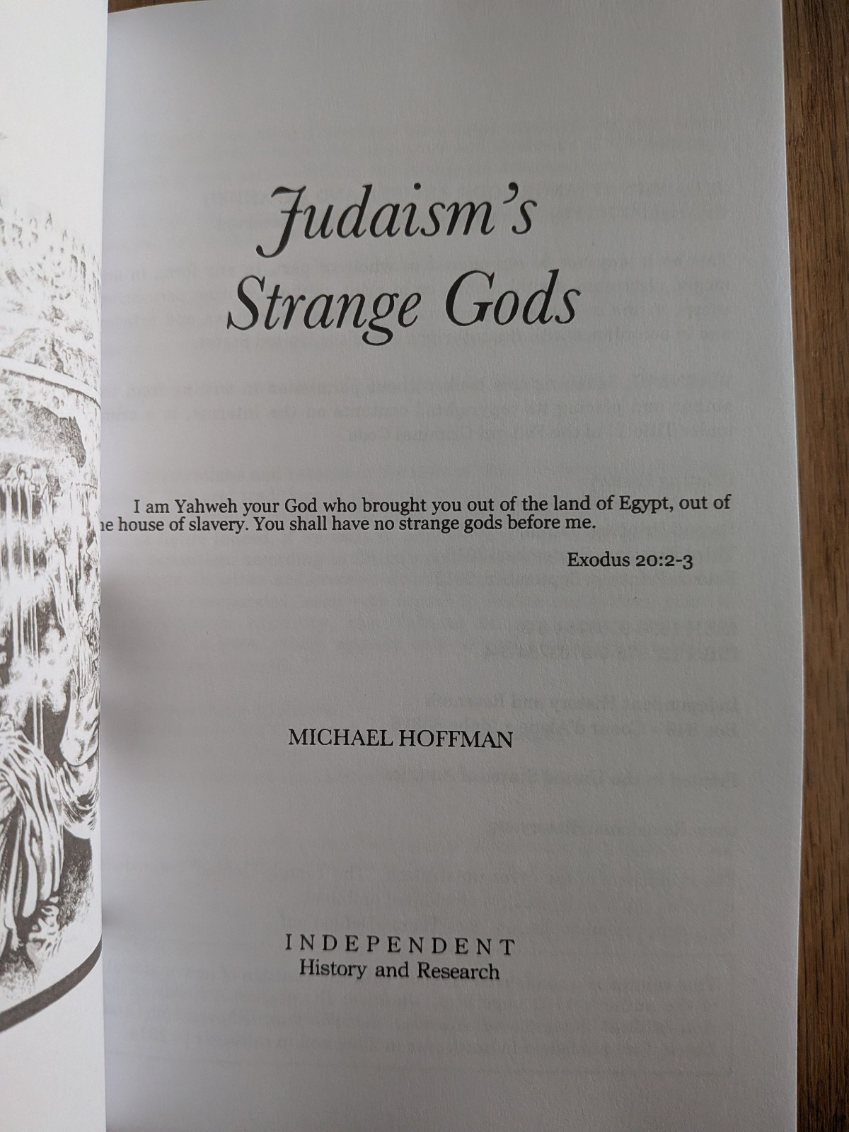 Judaism’s Strange Gods by Michael A. Hoffman