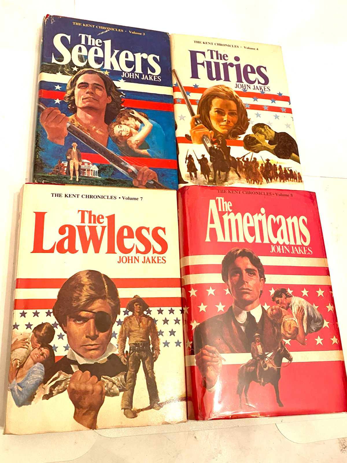 RARE 8! The Kent Family Chronicles by John Jakes Volumes 1-8 GREAT HC w/JACKET