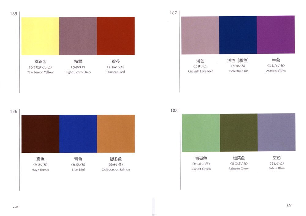 NEW A Dictionary Of Color Combinations Taisho Showa JP