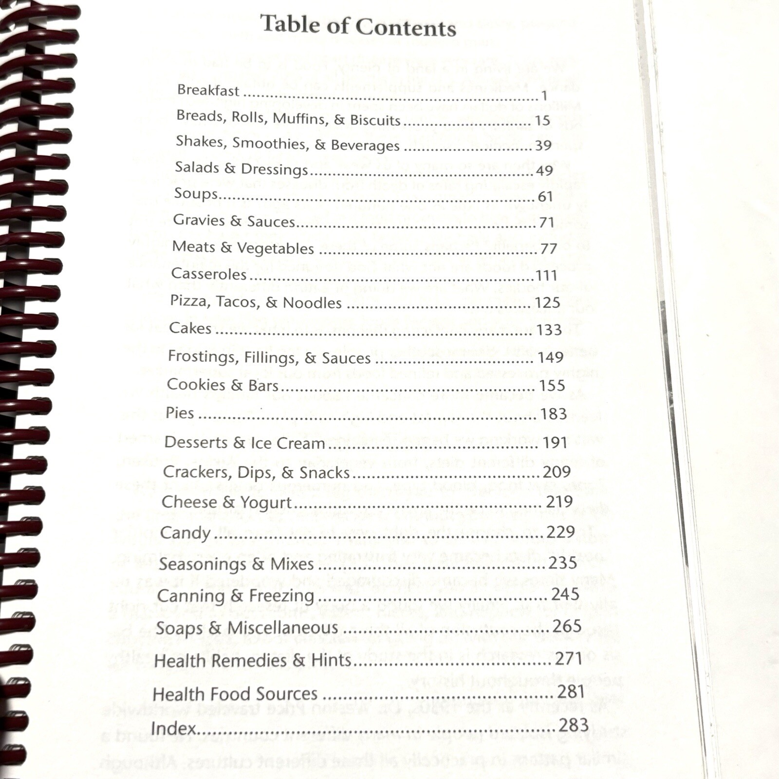 Wholesome Sugarfree Cookbook Cooking Cook Book 545 Recipes 280 Pages 2008