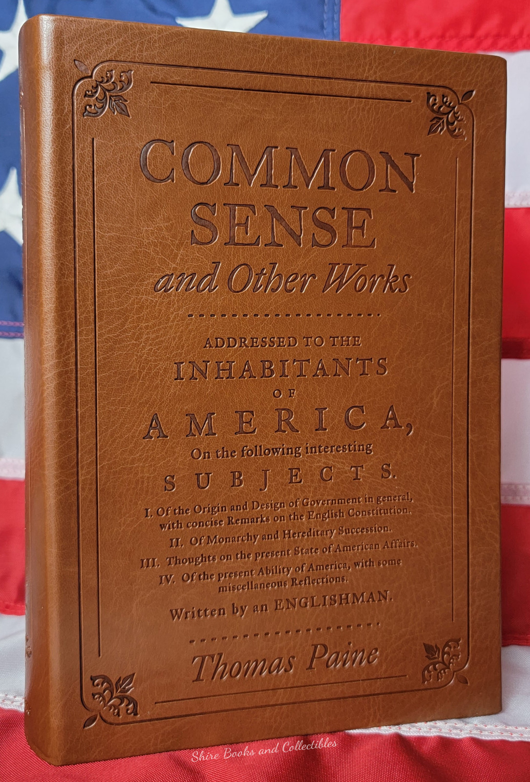 NEW Common Sense and Other Works by Thomas Paine Faux Leather Softcover