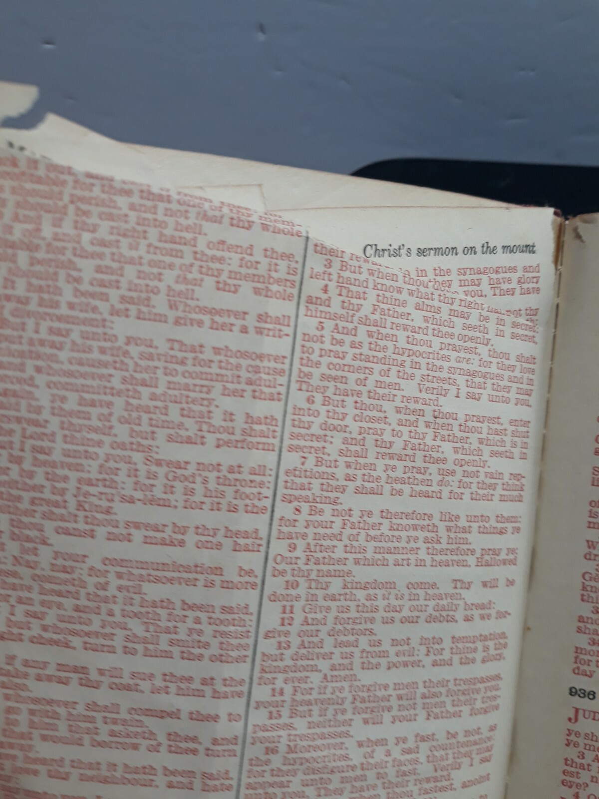 Red Letter Testament thomas nelson red cover antique