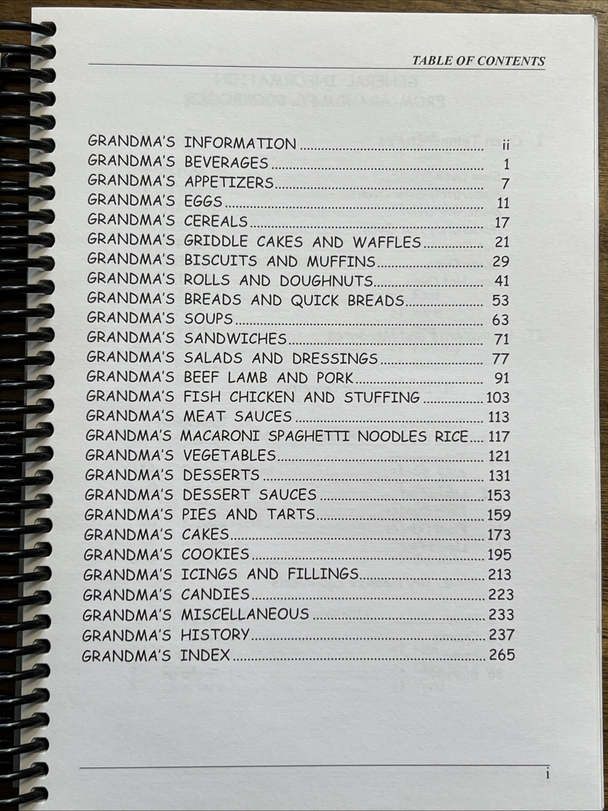 Grandma’s Recipes: Recipes From the 1920’s, 30’s And 40’s Vintage Spiral Bound