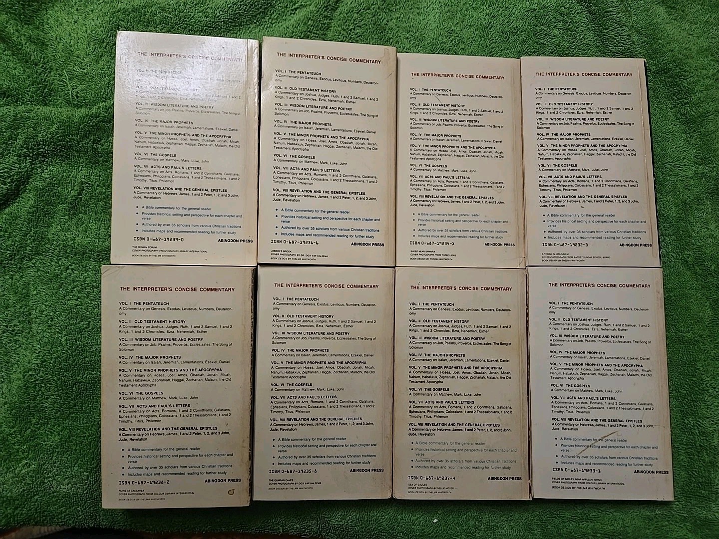 Abingdon ICC COMPLETE BIBLE COMMENTARY General Reader 8 Volume Boxed Set 1983