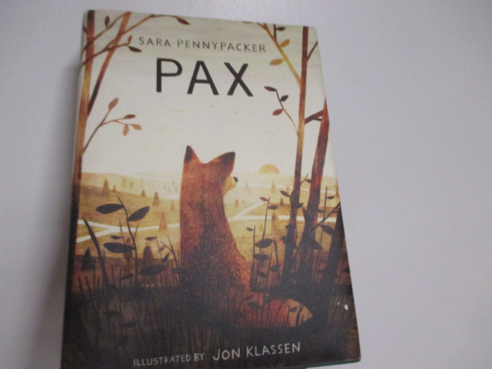 PAX A NOVEL BY SARA PENNYPACKER HARDCOVER NOVEL (276 PAGES)
