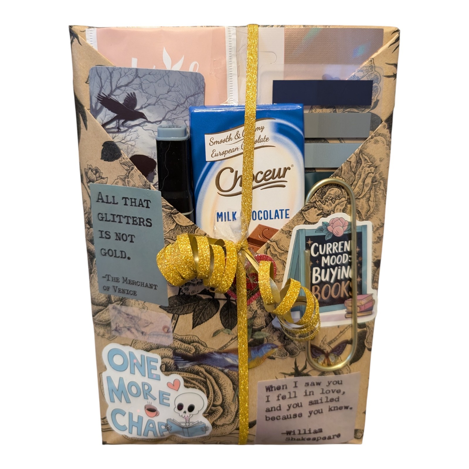 Enchanted Escape: Blind Date With A Book, Tea, Candy Bookmark More Booktok